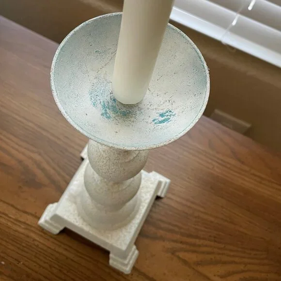 Metal Candle Stick - solid, heavy - Picture 2 of 4